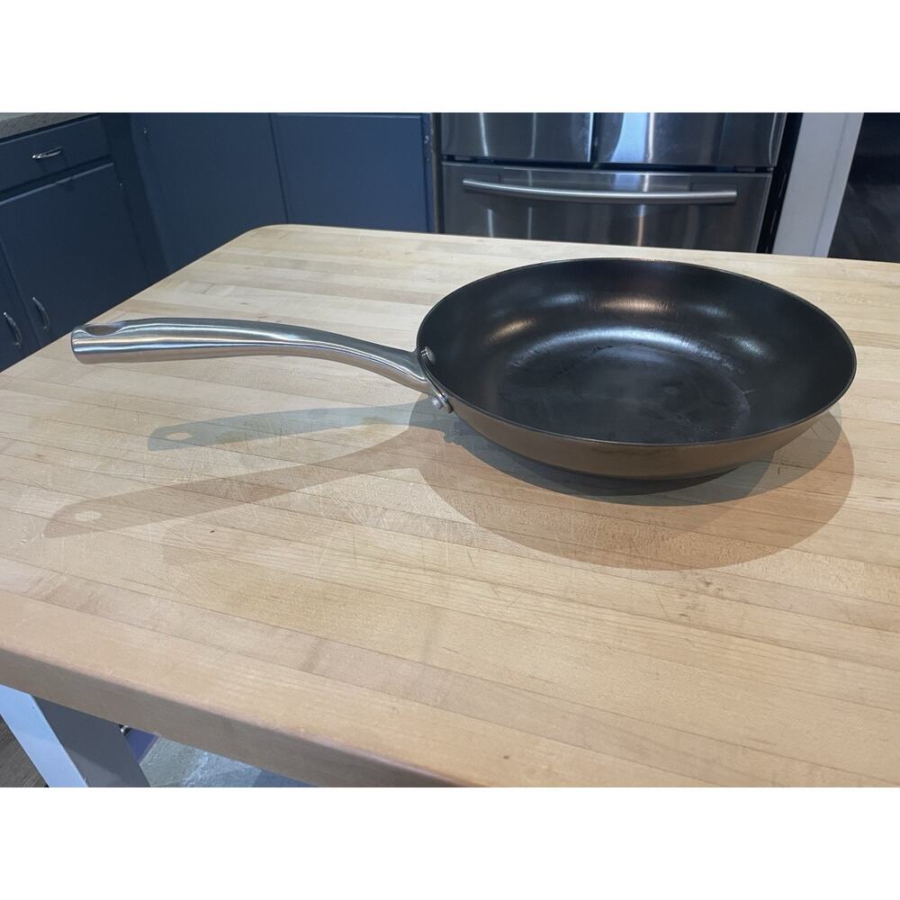 Brandani Hard Nitriding Cast Iron 10.3” Frying Pan Steel Handle All Stove Cook